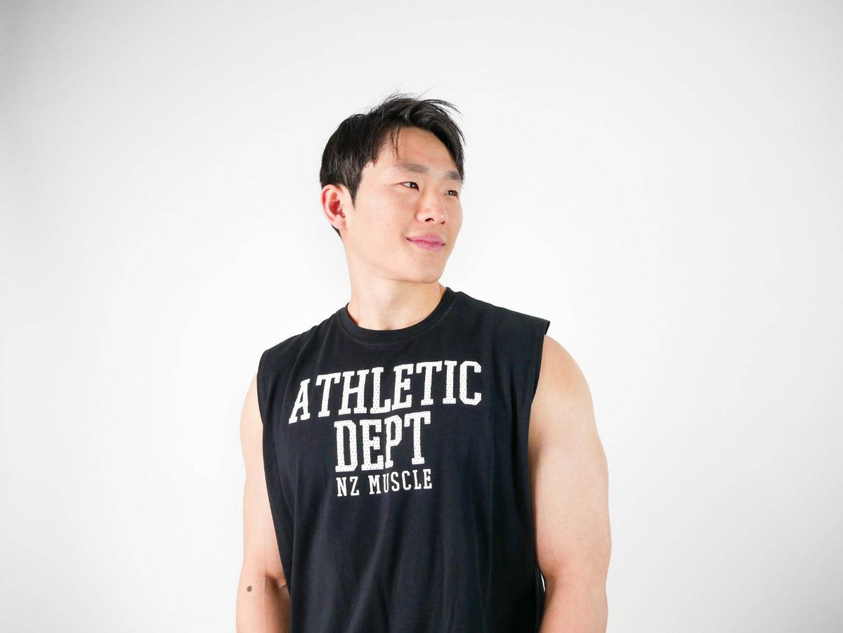 NZ Muscle Athletic Dept Tank