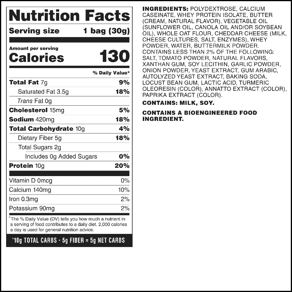 Quest Nutrition Cheese Crackers
