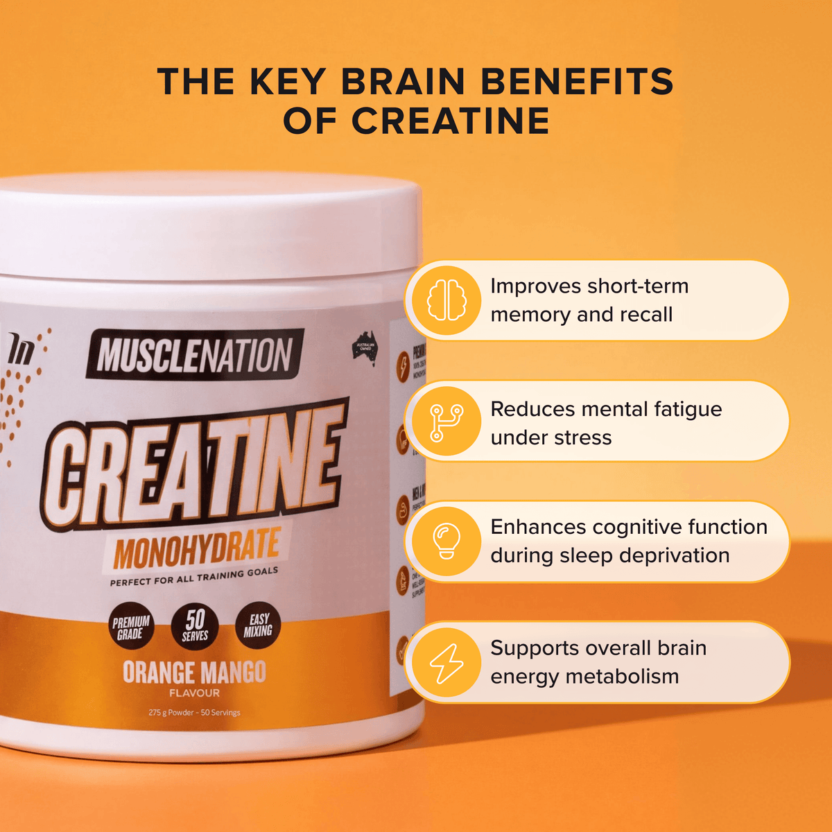 Muscle Nation Flavoured Creatine