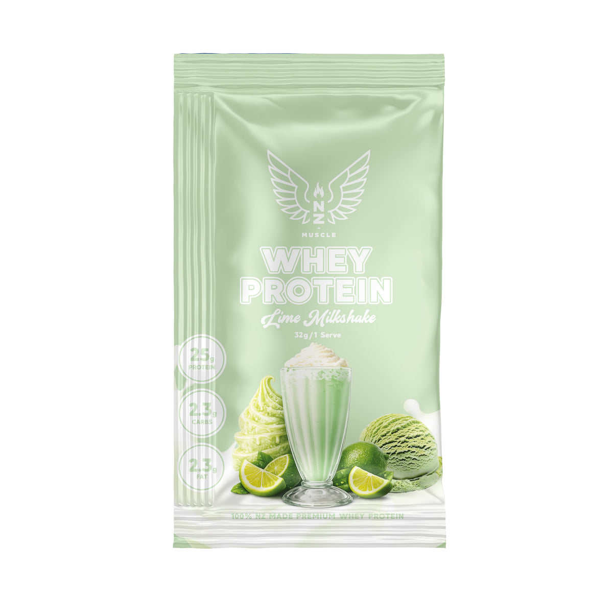 NZ Muscle Whey Protein Sachet - 1 Serve