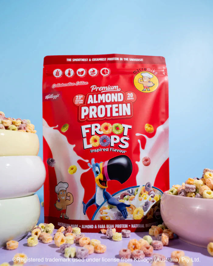 Macro Mike x Kellogg's Premium Almond Protein