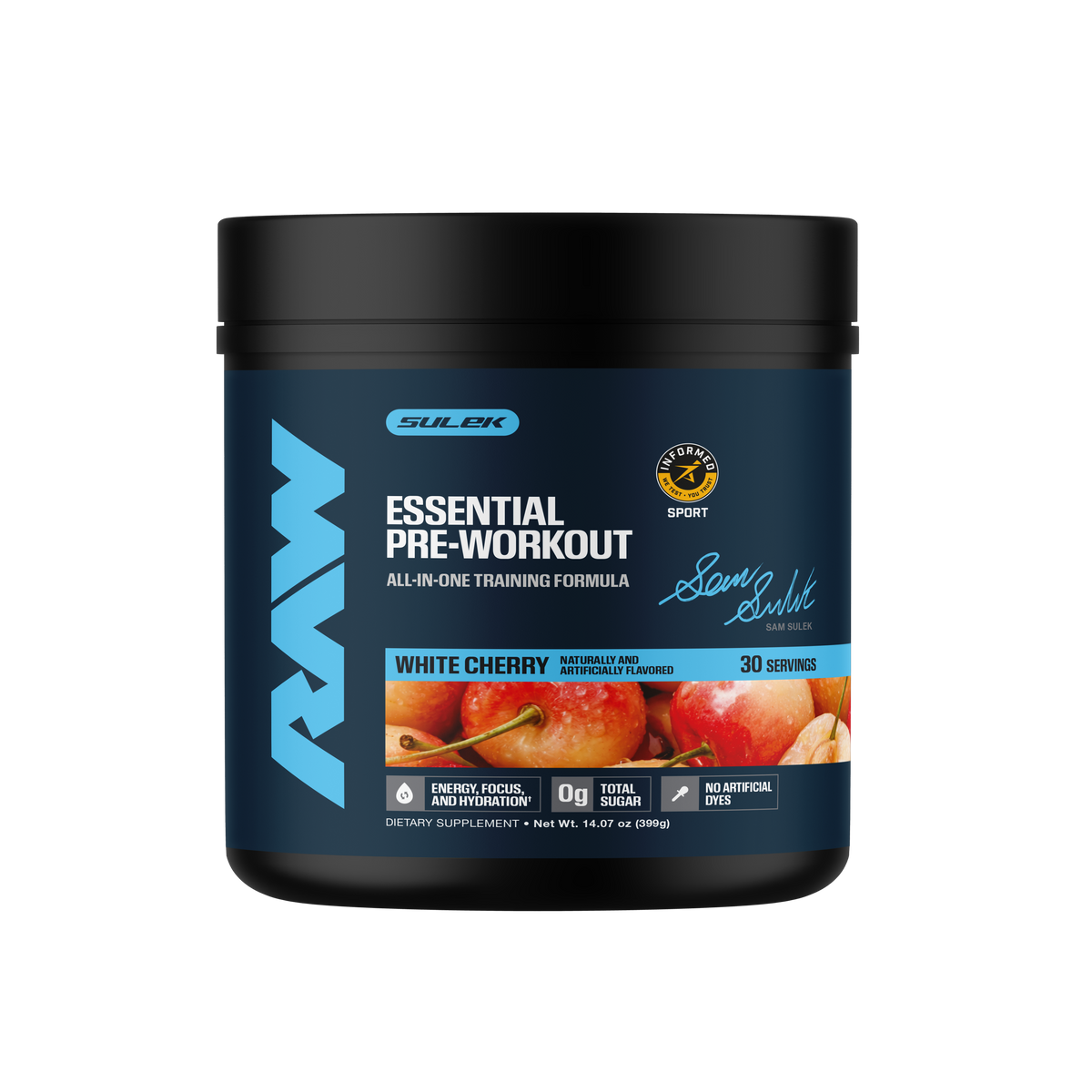 Get Raw Nutrition Essential Pre-Workout - Sulek Collab