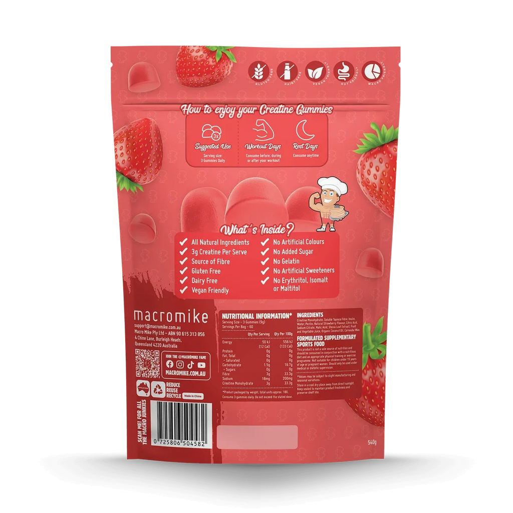 Macro Mike Creatine Gummies