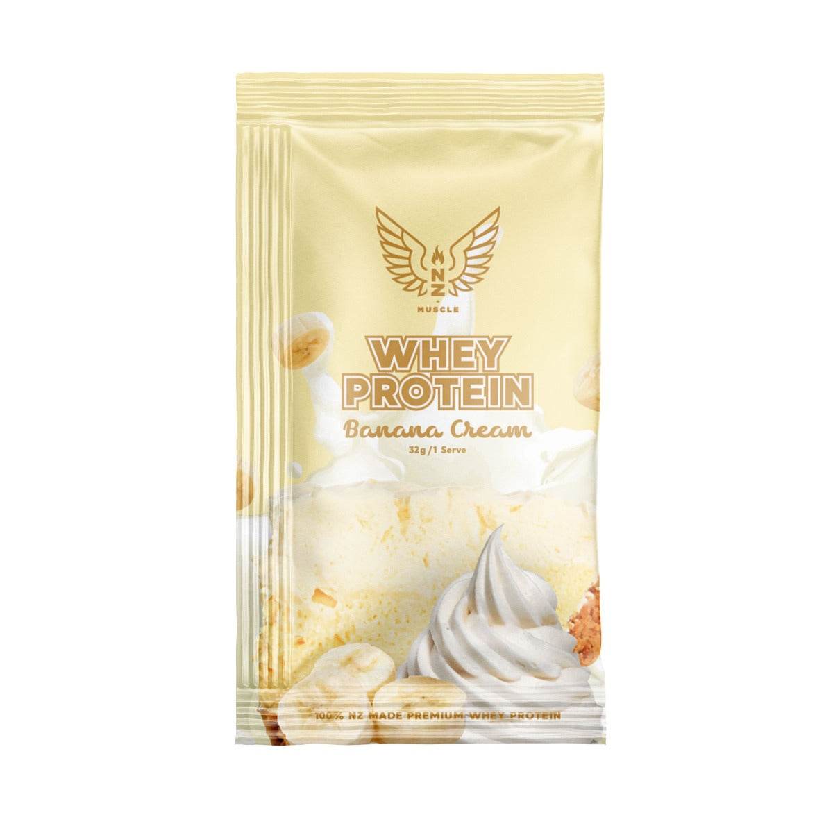NZ Muscle Whey Protein Sachet - 1 Serve