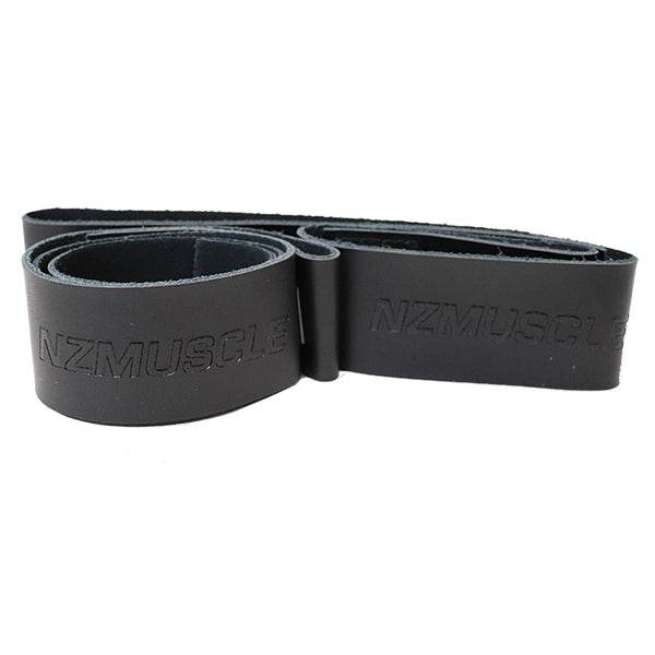 NZ Muscle Leather Lifting Straps Single Loop