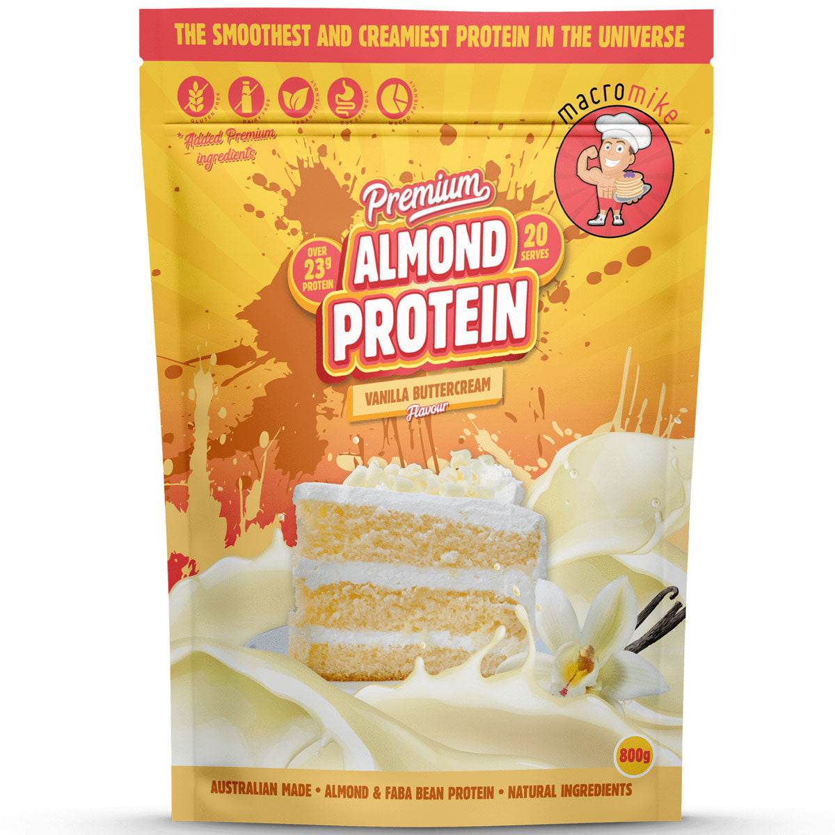 Macro Mike Premium Almond Protein