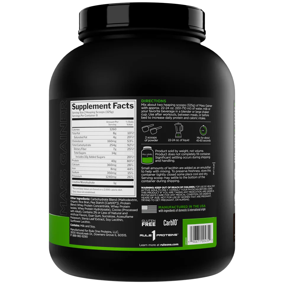Rule1 Mass Gainer