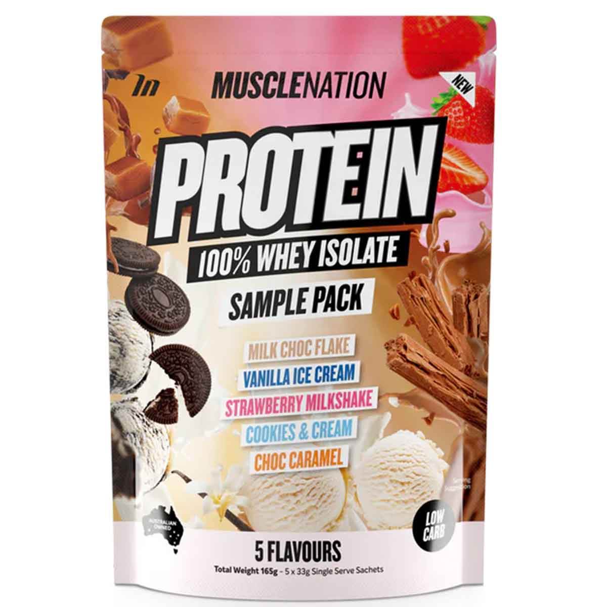 Muscle Nation Whey Isolate Sample Pack