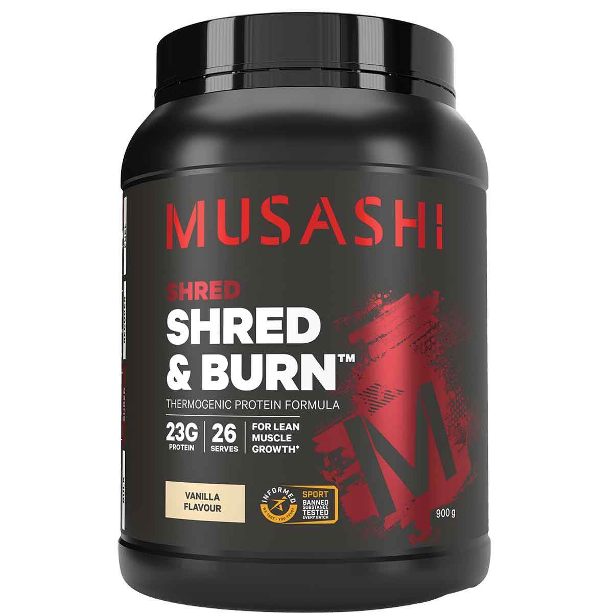 Musashi Shred & Burn Protein