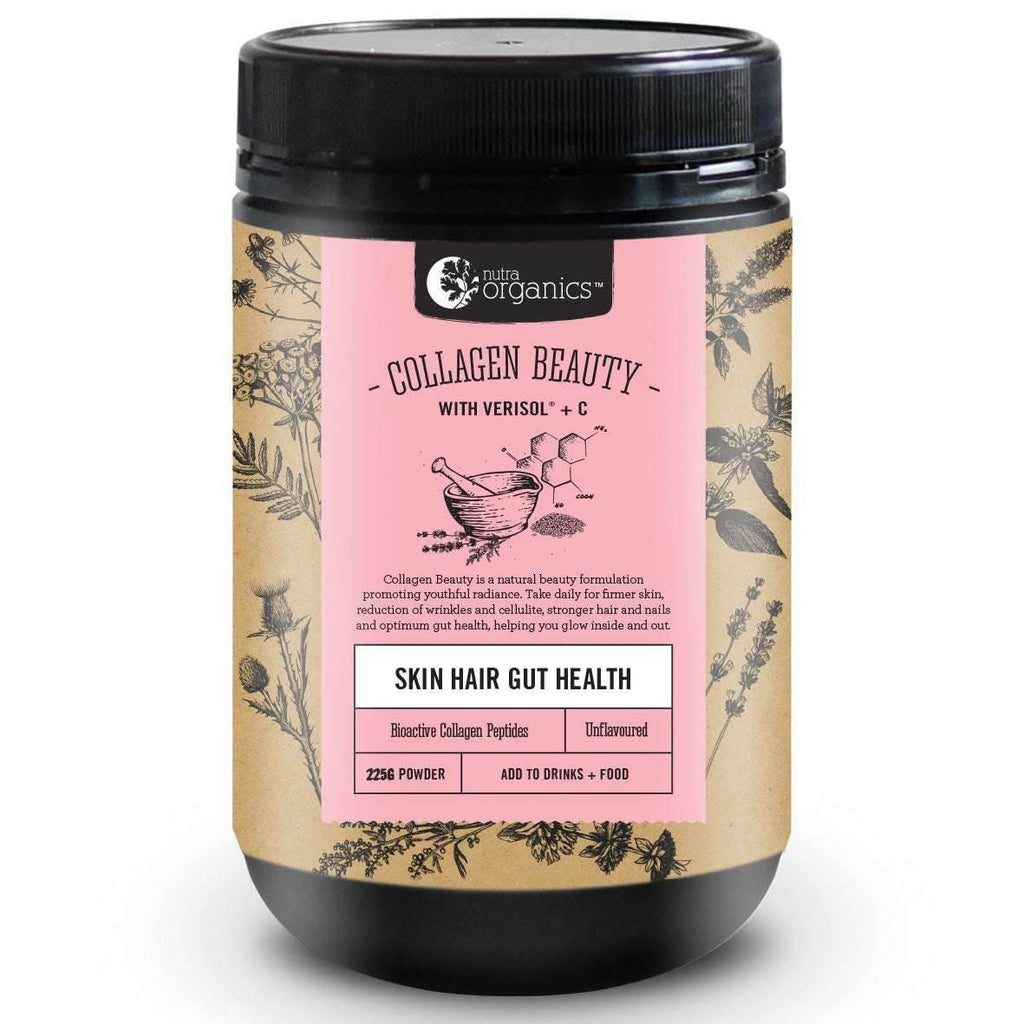 Nutra Organics Collagen Beauty + Verisol 225g