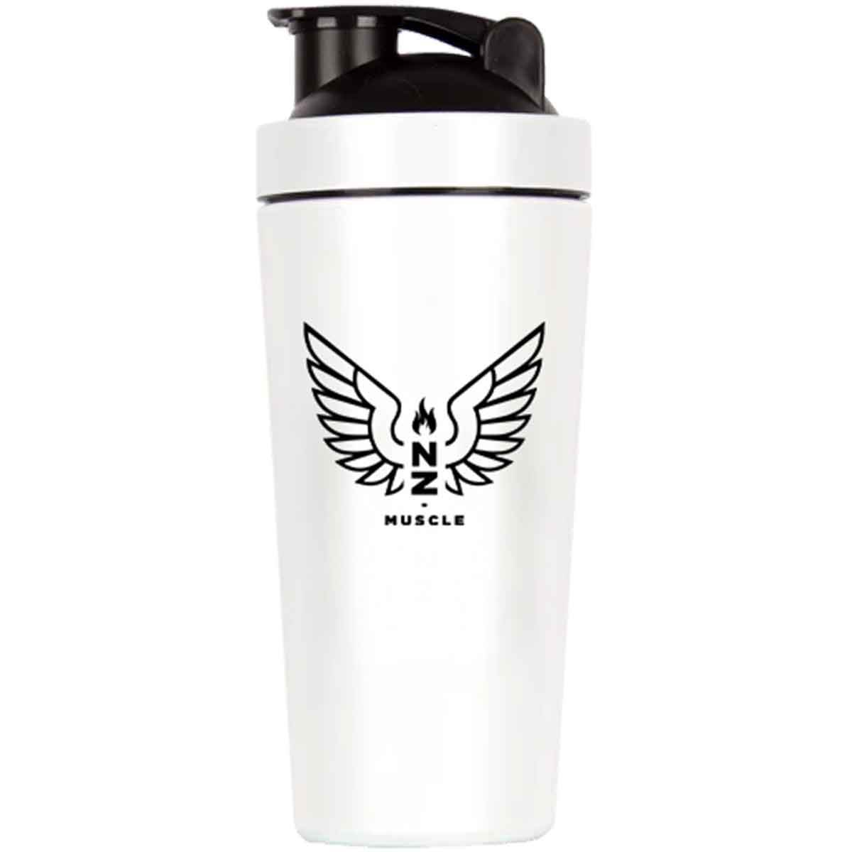NZ Muscle Insulated Stainless Steel Shaker 600ml