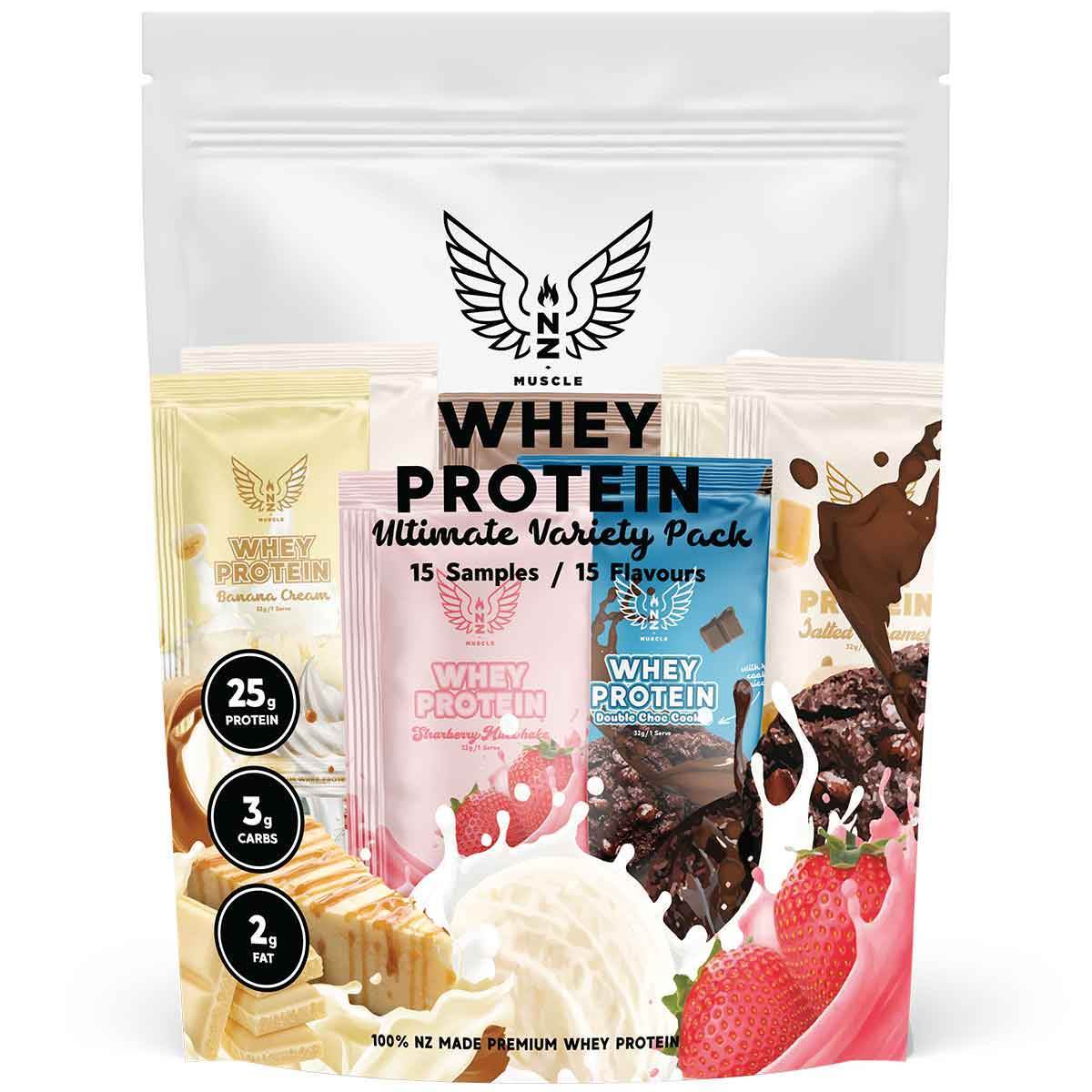 NZ Muscle Whey Protein Sample Pack