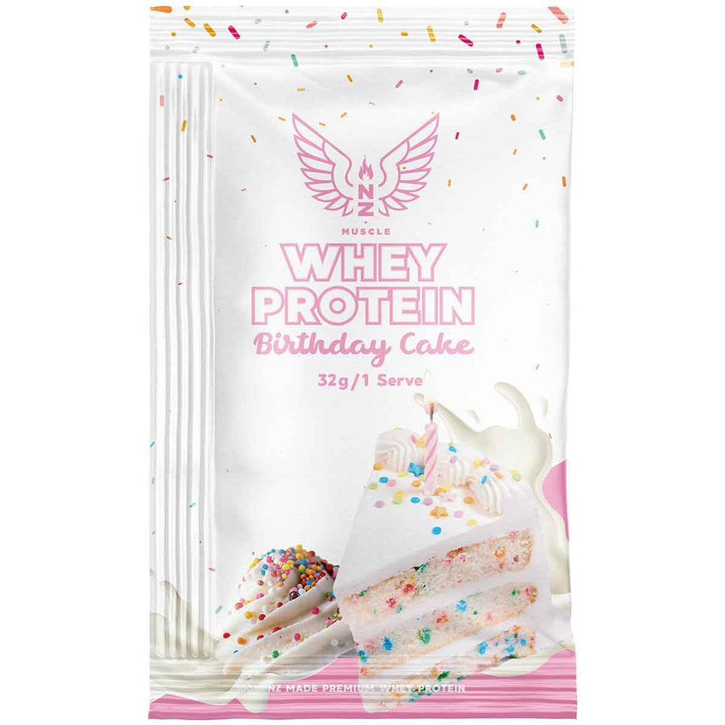 NZ Muscle Whey Protein Sachet - 1 Serve