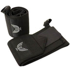 NZ Muscle Wrist Wraps, Black - Elastic/Velcro