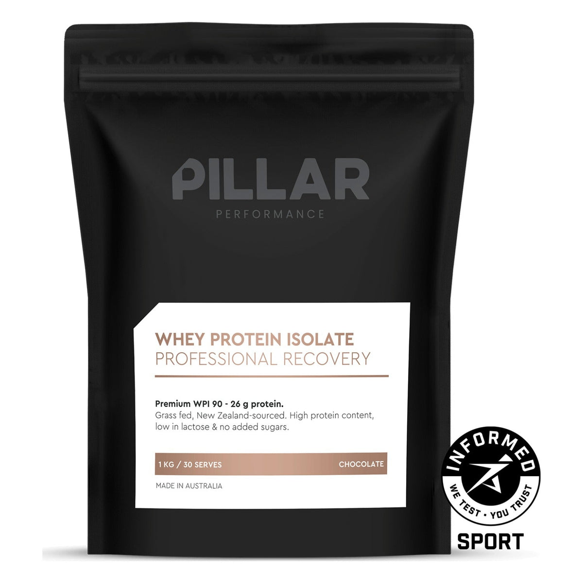 Pillar Performance Whey Protein Isolate 1kg