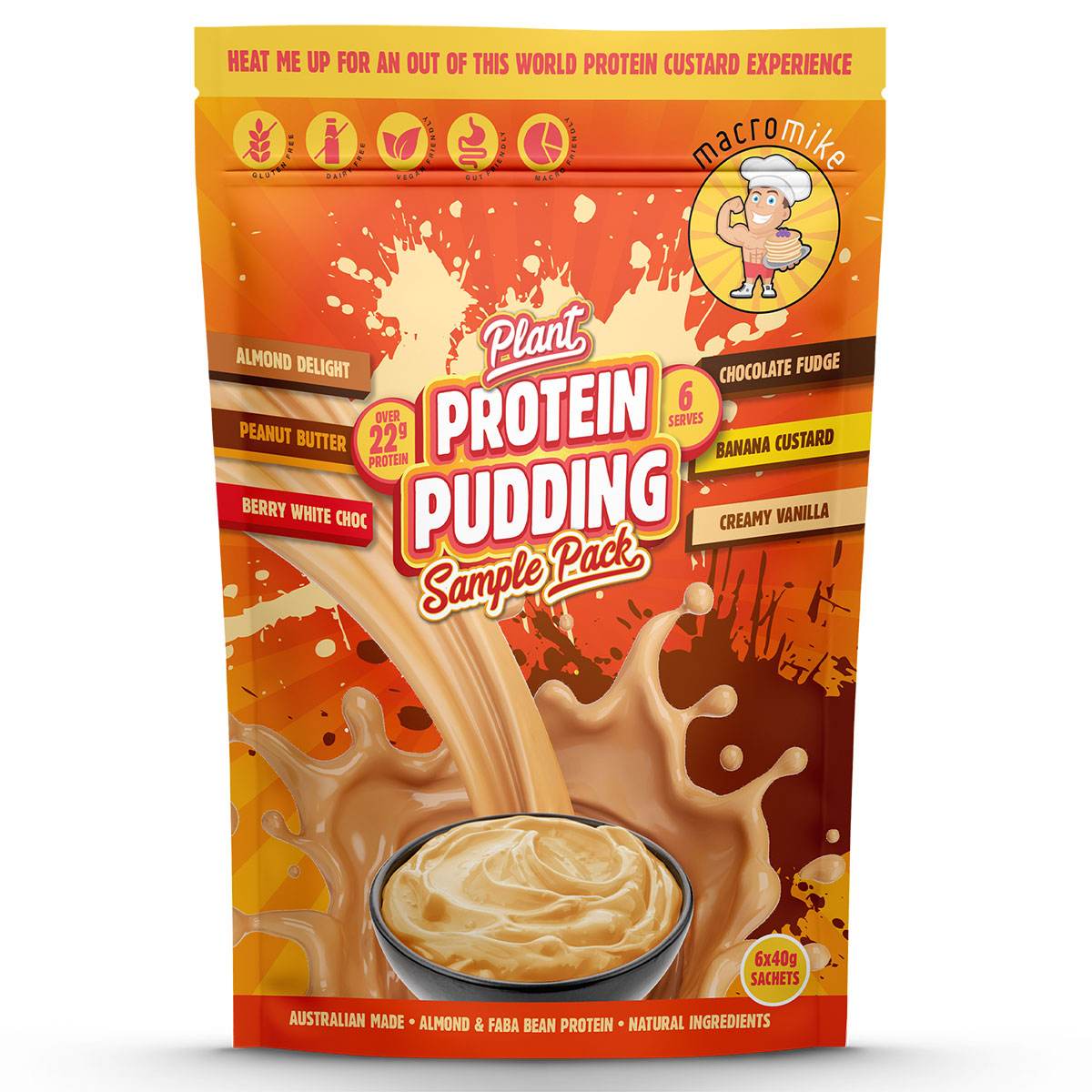 Macro Mike Plant Protein Pudding
