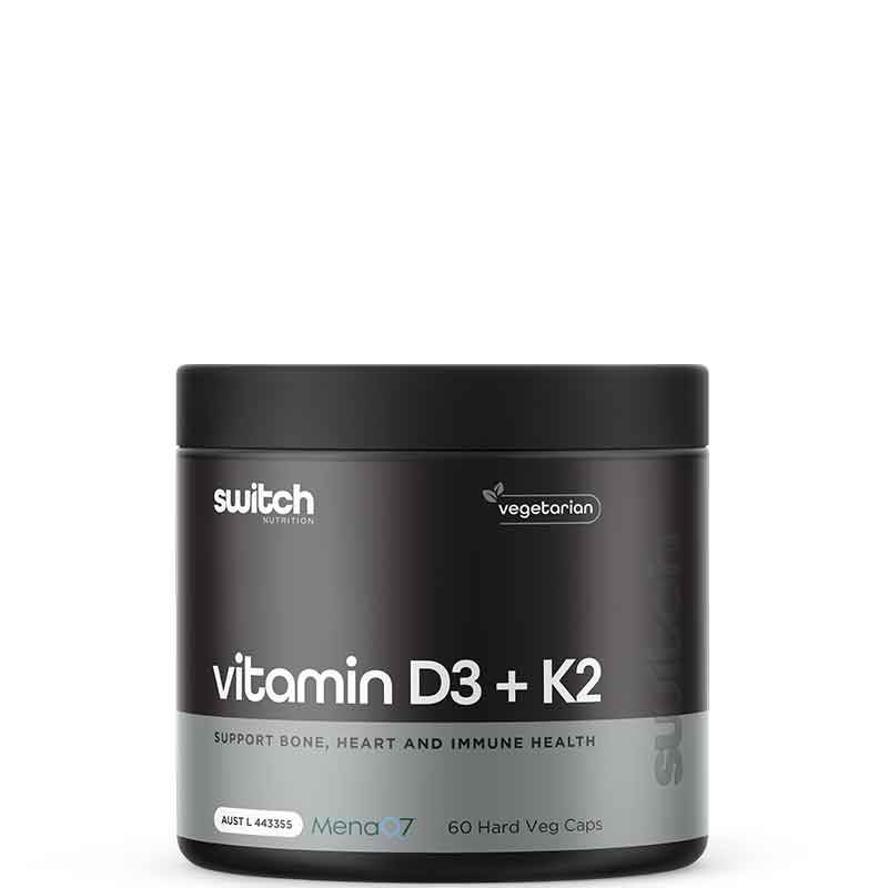 Switch Nutrition D3 + K2 60 Capsules
