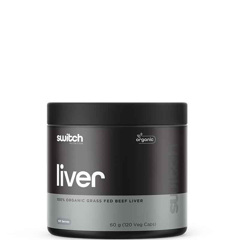 Switch Nutrition Beef Liver 120 Capsules