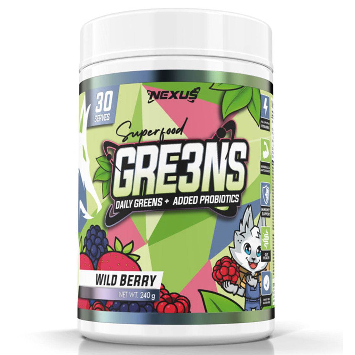 Nexus Sports Nutrition GRE3NS